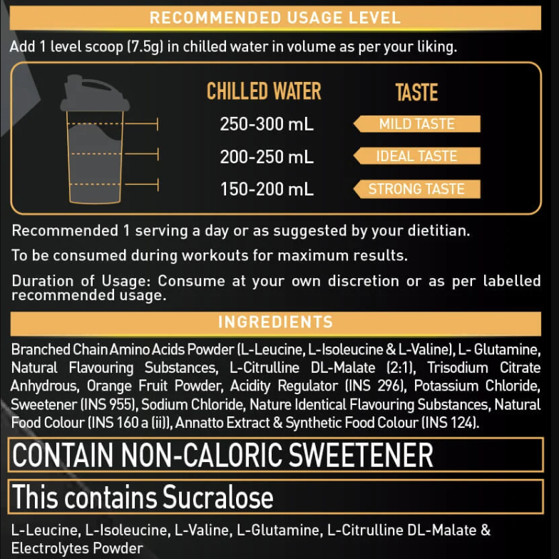 MuscleBlaze BCAA Gold - Image 3