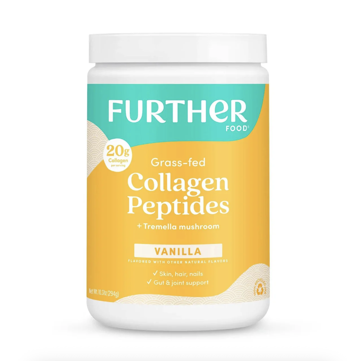 Further Food Collagen Peptides – Vanilla (with Tremella Mushroom)