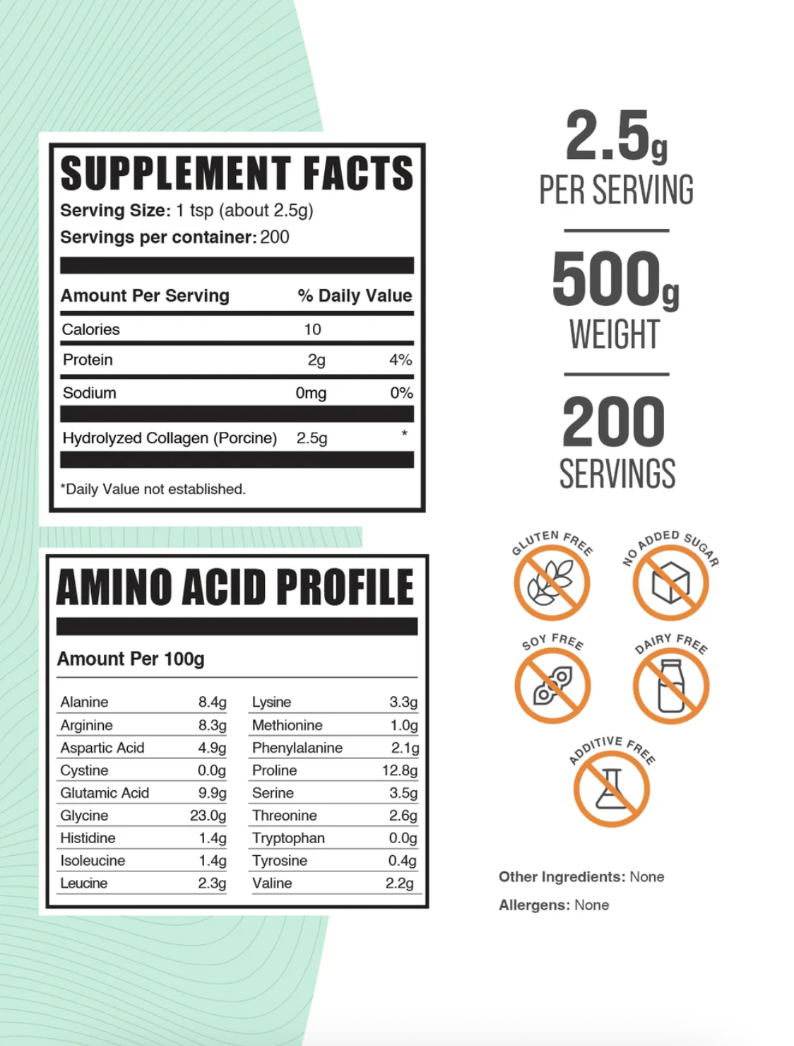 Bulk Supplements Porcine Collagen - Image 2